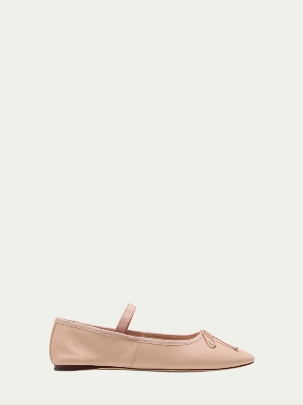 NIB LOEFFLER RANDALL Leonie Lambskin Bow Ballerina Flats